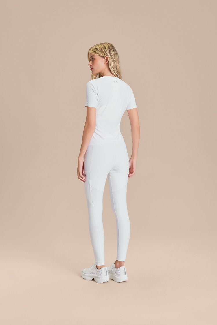 Legging Six Pockets Speed - Branco