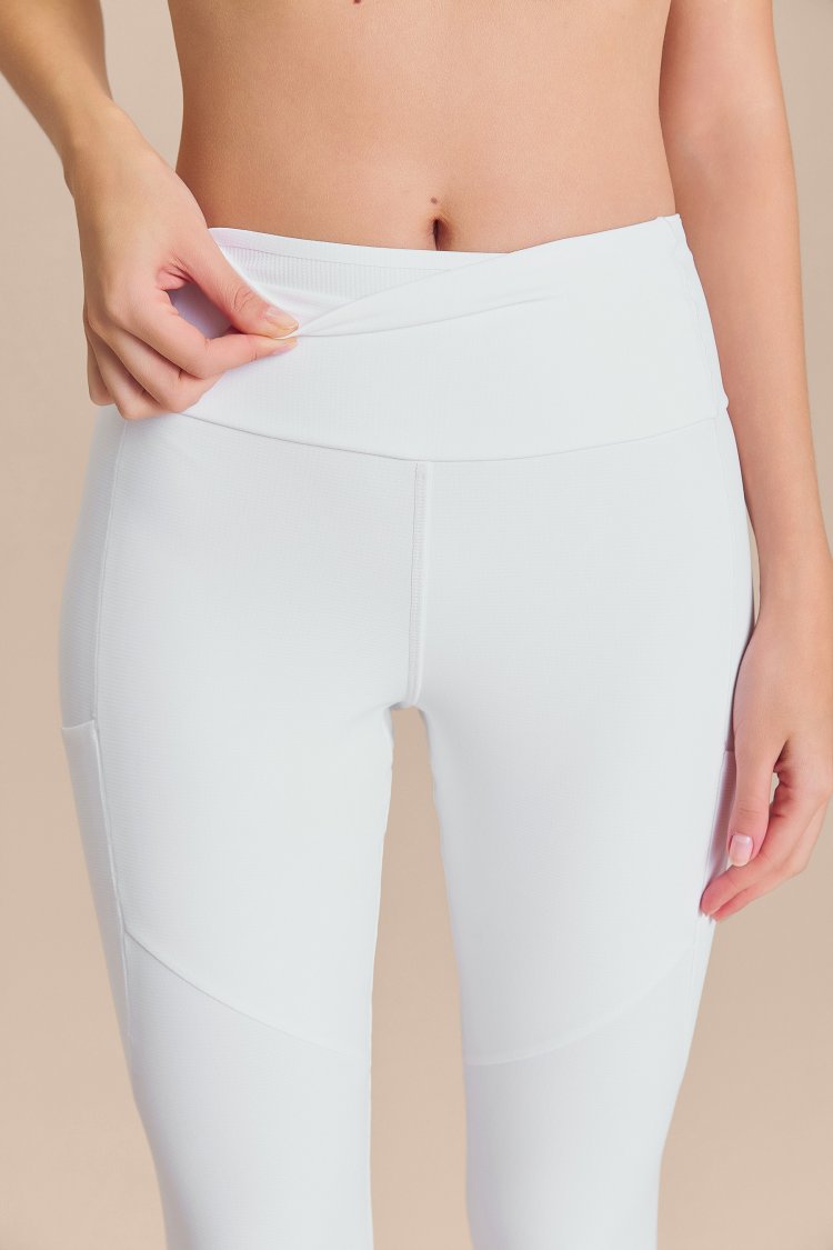 Legging Six Pockets Speed - Branco