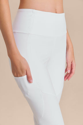 Legging Six Pockets Speed - Branco