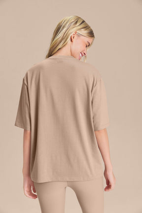 Camiseta Pima Slim - Clay Beige