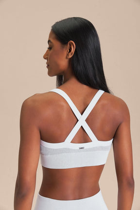 Top Mesh Seamless - Branco