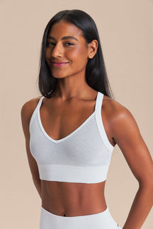 Top Mesh Seamless - Branco