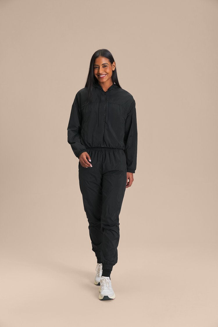 Calça Jogger Nylon Net - Preto
