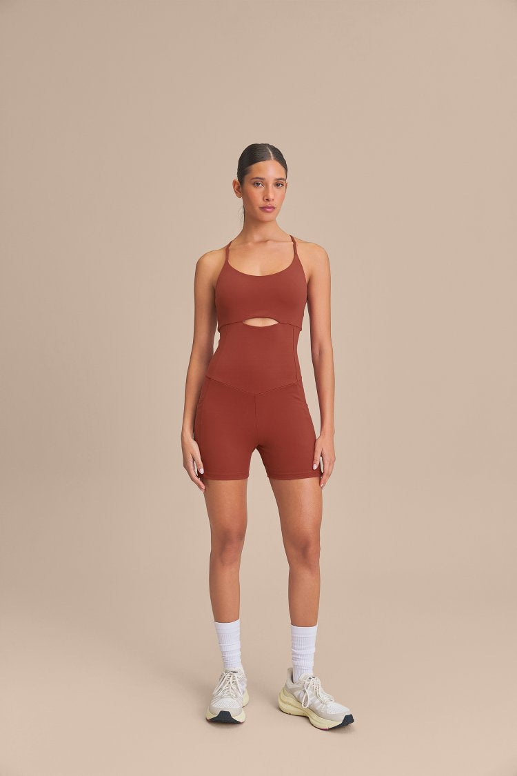 Macaquinho Shorts Emana® Plus - Brandy v1