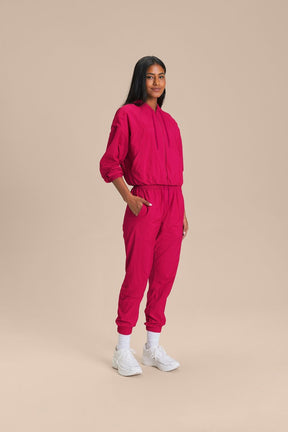 Calça Jogger Nylon Net - Vital Pink