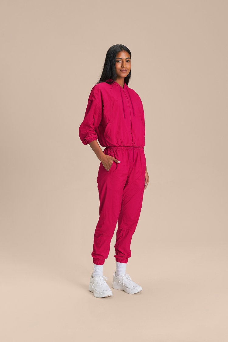 Calça Jogger Nylon Net - Vital Pink