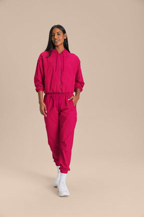 Calça Jogger Nylon Net - Vital Pink