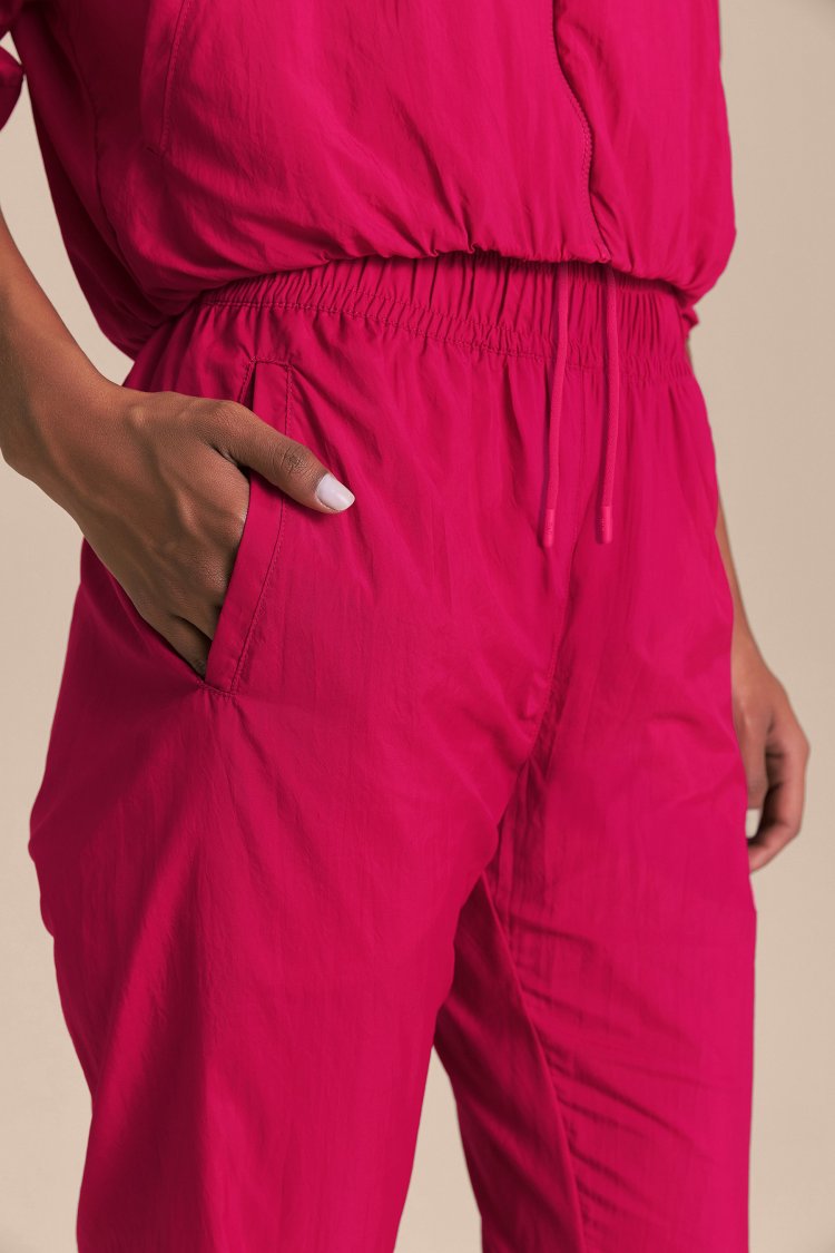 Calça Jogger Nylon Net - Vital Pink