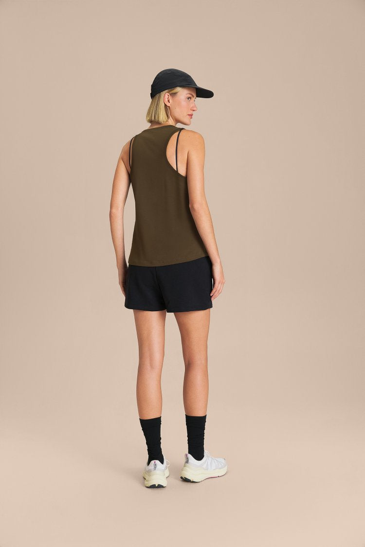 Regata Pima Slim - Green Kelp