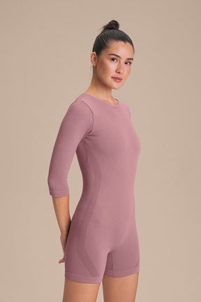 Macaquinho Shorts Seamless Knit® - Amethyst