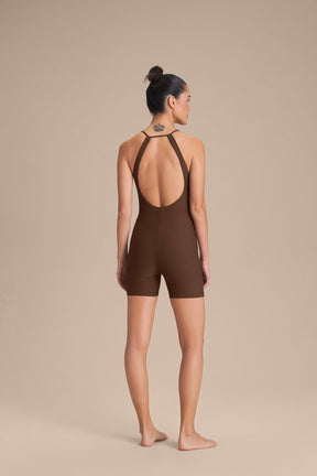 Macaquinho Shorts Ease Softness - Sepia brown