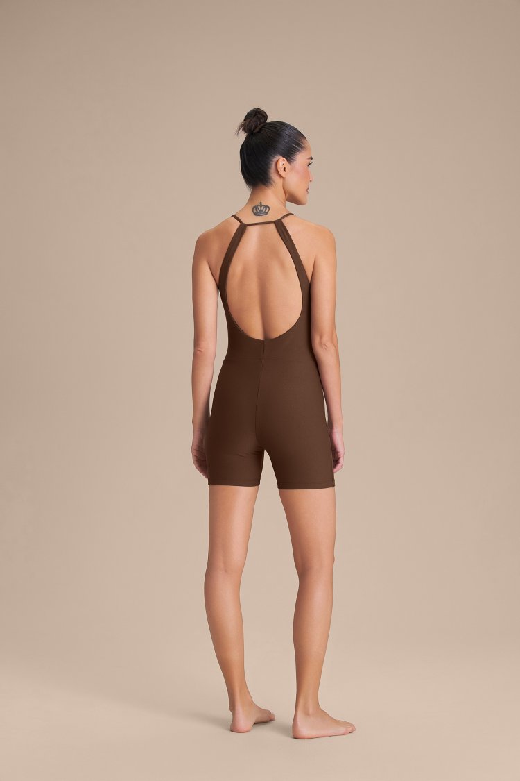 Macaquinho Shorts Ease Softness - Sepia brown