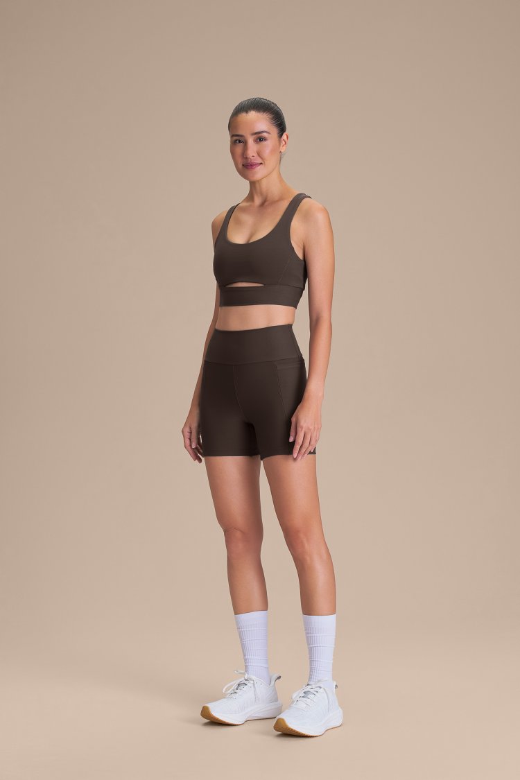 Shorts Fit Green® - Cocoa Brown