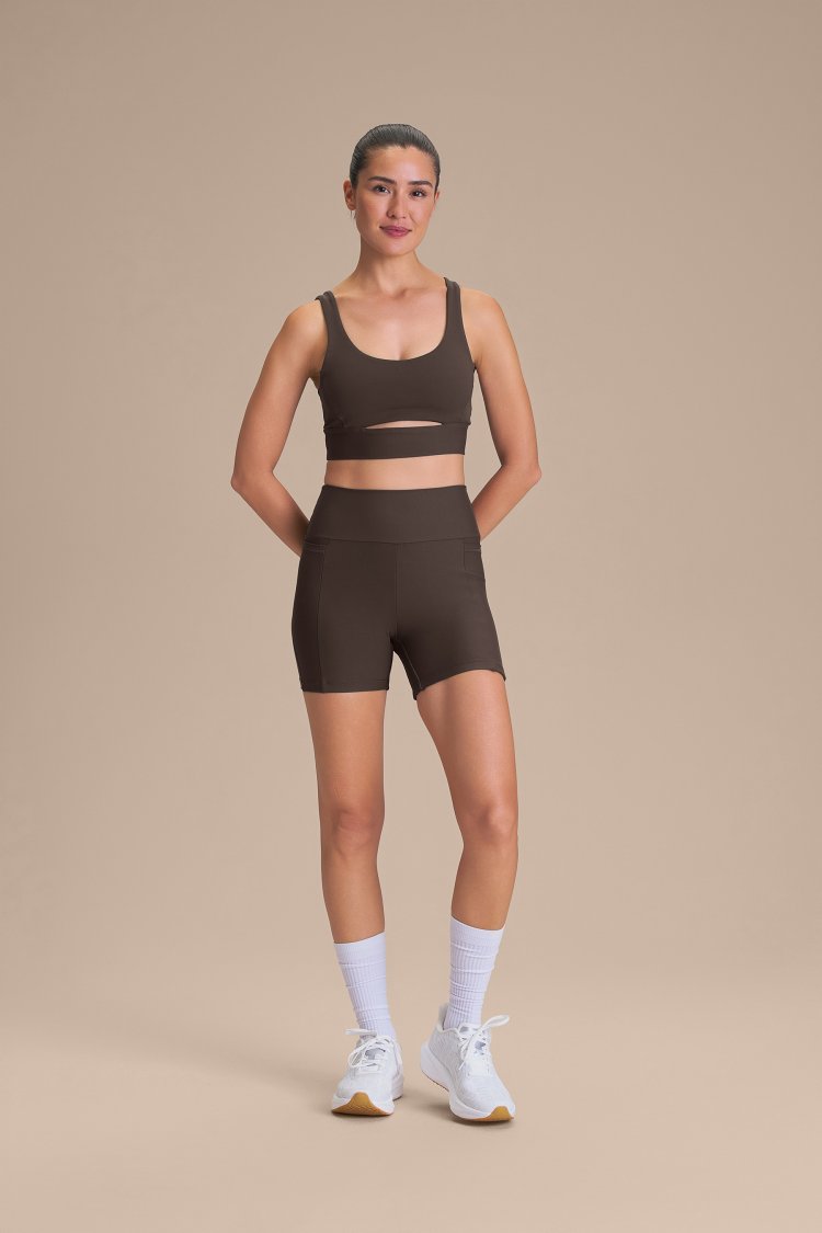 Top Cut Out Fit Green® - Cocoa Brown