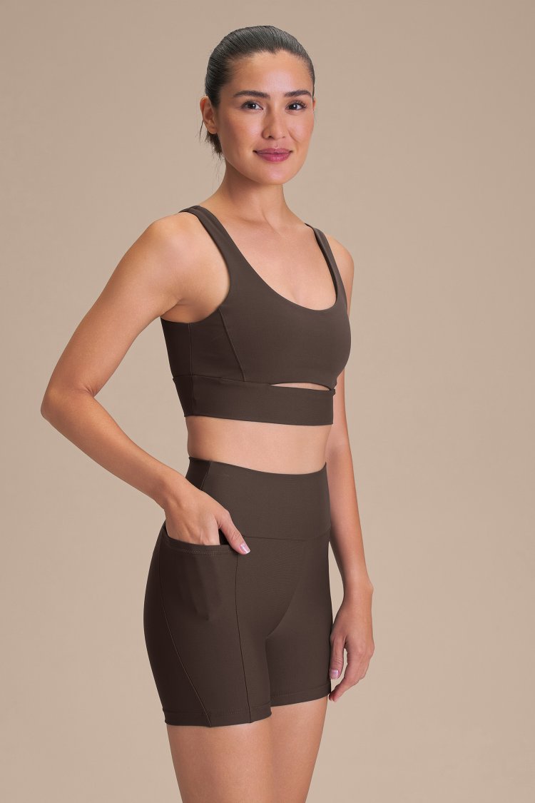 Shorts Fit Green® - Cocoa Brown