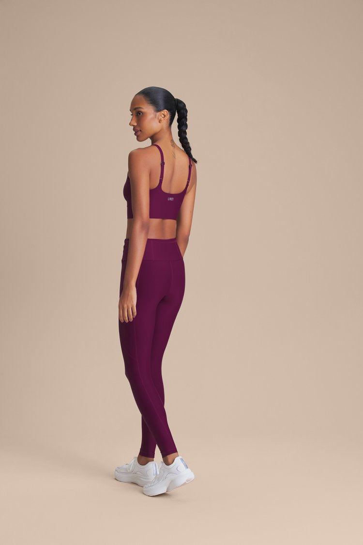 Legging Six Pockets Speed - Essence Purple