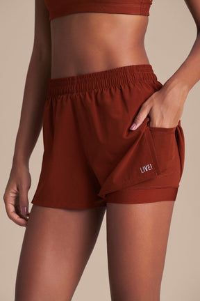 Shorts Movement Dryside - Rust Red