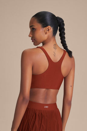 Vestido Ace Hydefit® Adaptiv - Rust Red