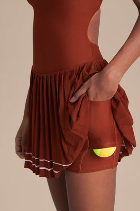 Vestido Ace Hydefit® Adaptiv - Rust Red