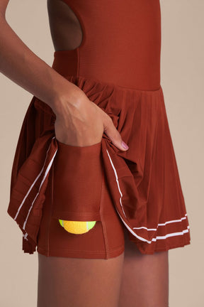 Vestido Ace Hydefit® Adaptiv - Rust Red