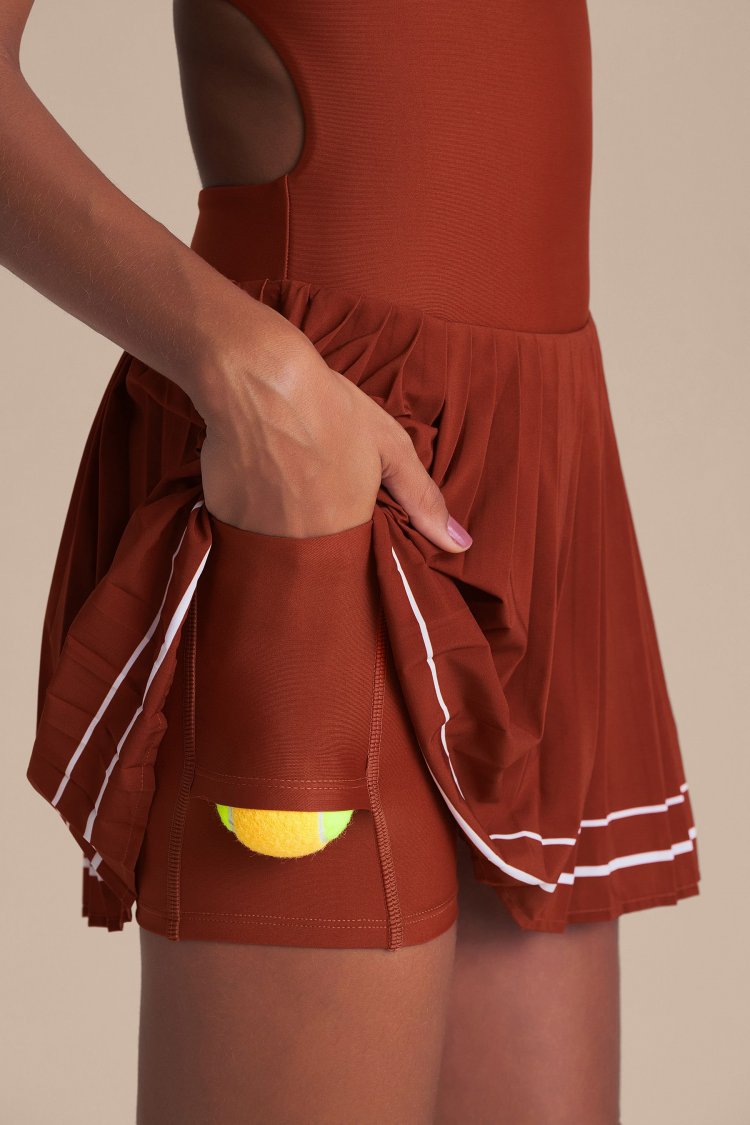 Vestido Ace Hydefit® Adaptiv - Rust Red
