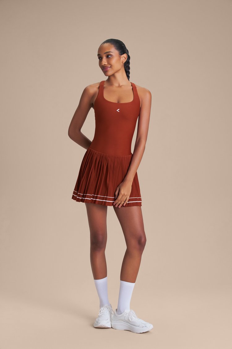 Vestido Ace Hydefit® Adaptiv - Rust Red