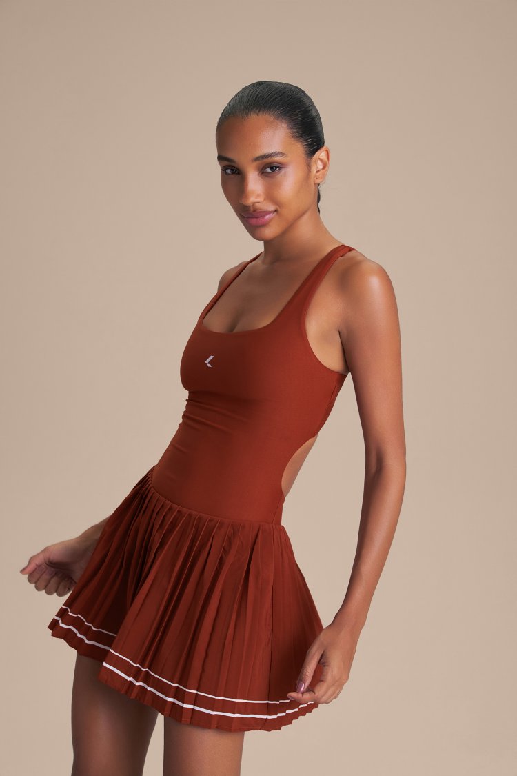 Vestido Ace Hydefit® Adaptiv - Rust Red