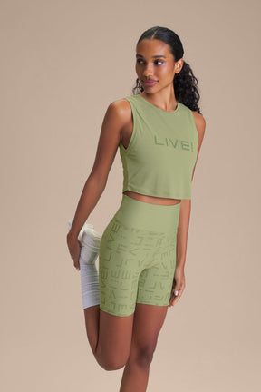 Regata Cropped LIVE! Comfort - Herbal Green