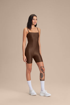 Macaquinho Shorts Allure® Adaptiv - Sepia brown