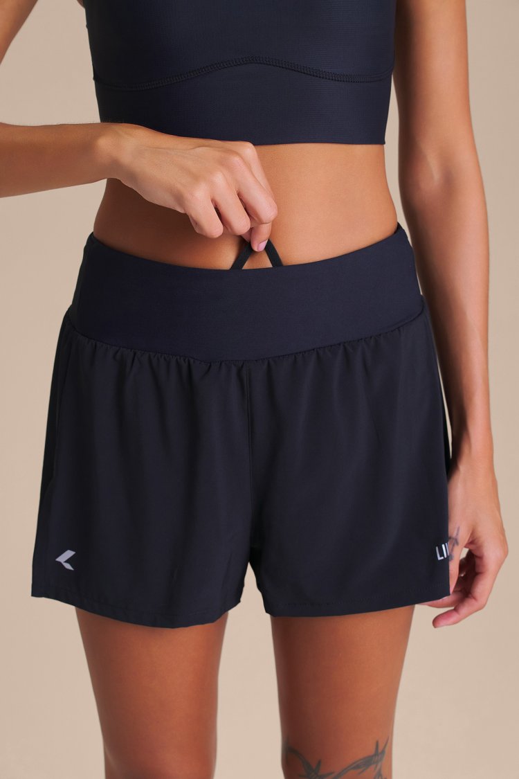 Shorts Pro Six Pockets - Preto