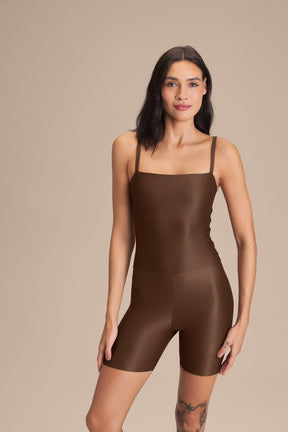 Macaquinho Shorts Allure® Adaptiv - Sepia brown