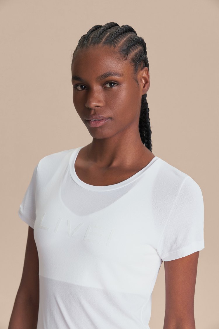 Camiseta LIVE! Comfort - White Snow