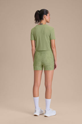 Camiseta Cropped LIVE! Comfort - Herbal Green