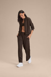 Calça Loose - Cocoa Brown
