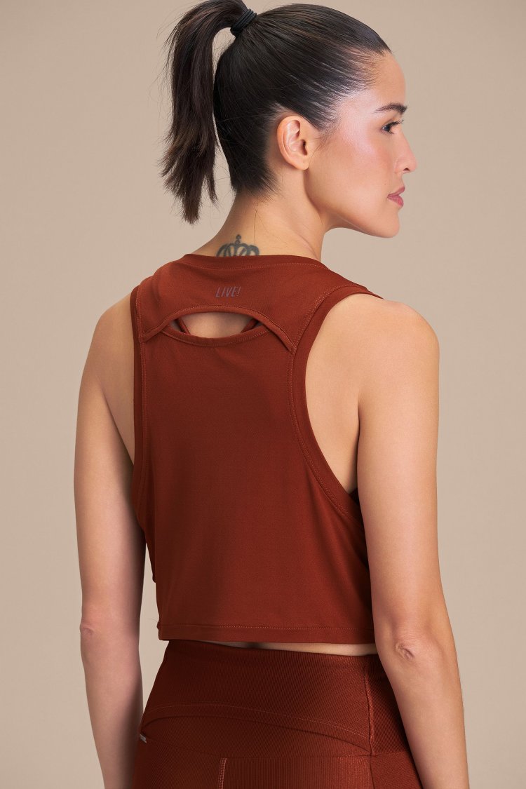 Regata Cropped Comfort - Rust Red