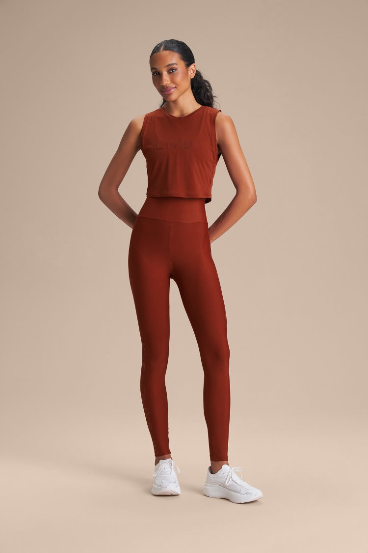 Regata Cropped LIVE! Comfort - Rust Red