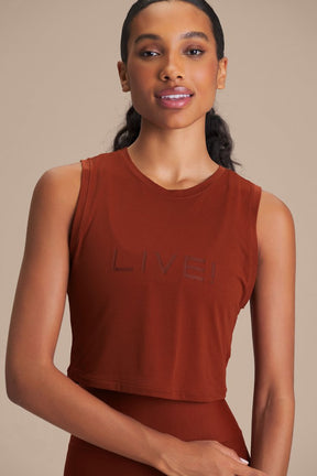 Regata Cropped LIVE! Comfort - Rust Red