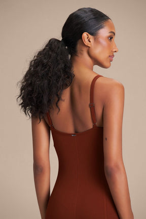 Macaquinho Shorts Seamless Knit® - Rust Red