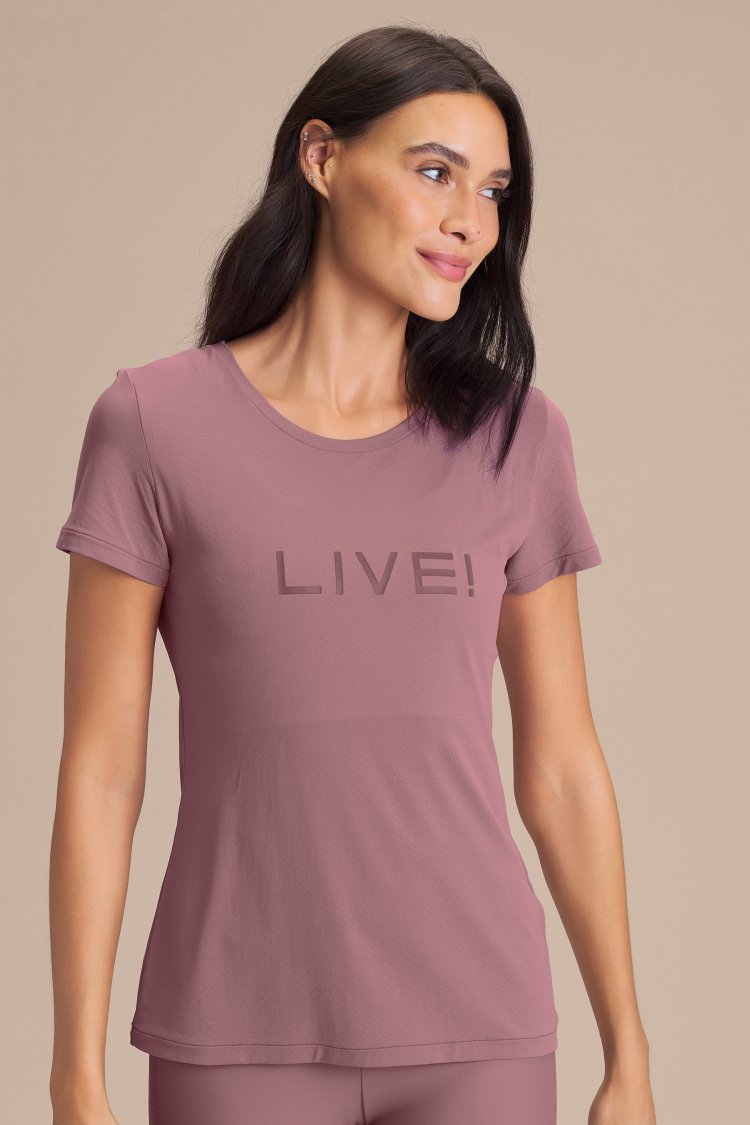 Camiseta LIVE! Comfort - Amethyst