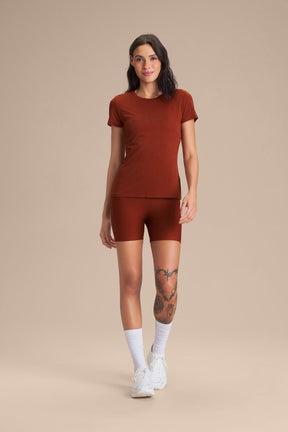Camiseta LIVE! Comfort - Rust Red