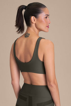Top Reversible Maxi LIVE! - Obsidian grey