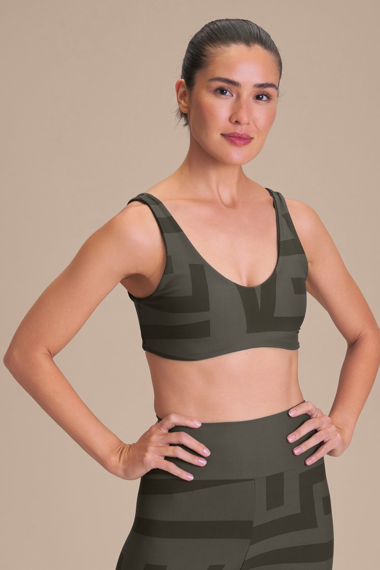 Top Reversible Maxi LIVE! - Obsidian grey