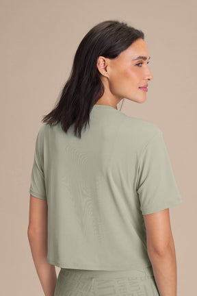 Camiseta Cropped Bio Stretch - Daylight Green