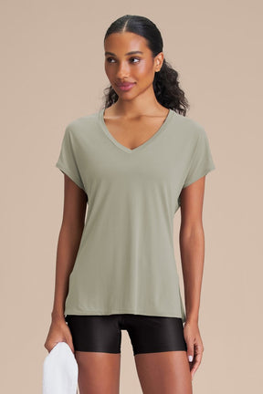 Camiseta V Comfort - Daylight Green