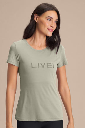 Camiseta LIVE! Comfort - Daylight Green