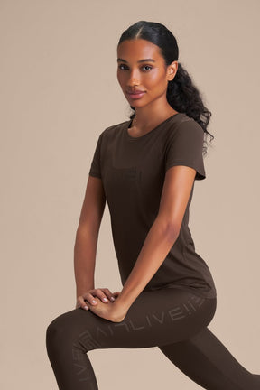 Camiseta LIVE! Comfort - Cocoa Brown