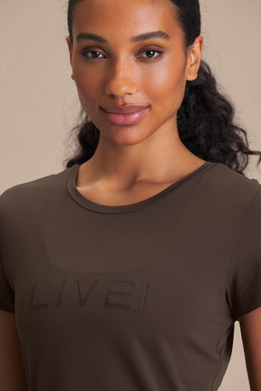 Camiseta LIVE! Comfort - Cocoa Brown
