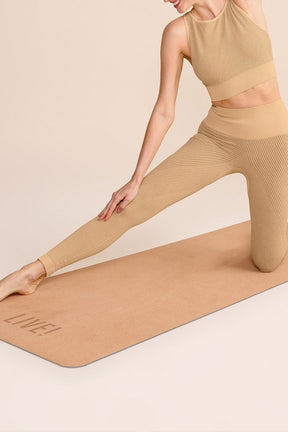 Calça Fusô Seamless Diagonal - Porcelain