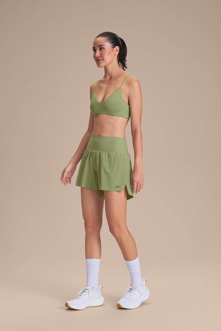 Shorts Run Dryside - Herbal Green