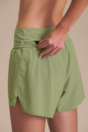 Shorts Run Dryside - Herbal Green